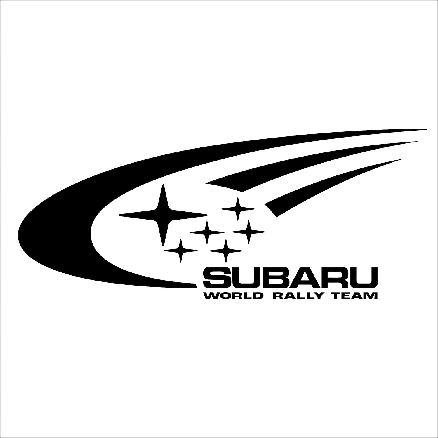 Subaru World Rally Team наклейка