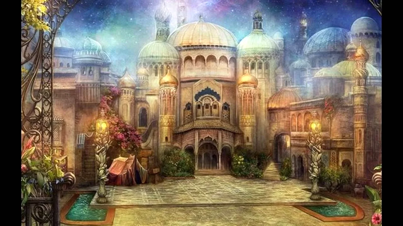Султанский дворец фэнтези арт