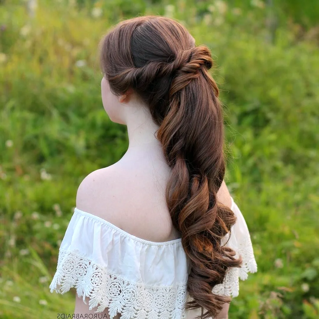Свадебная прическа косы в эльфийском стиле
