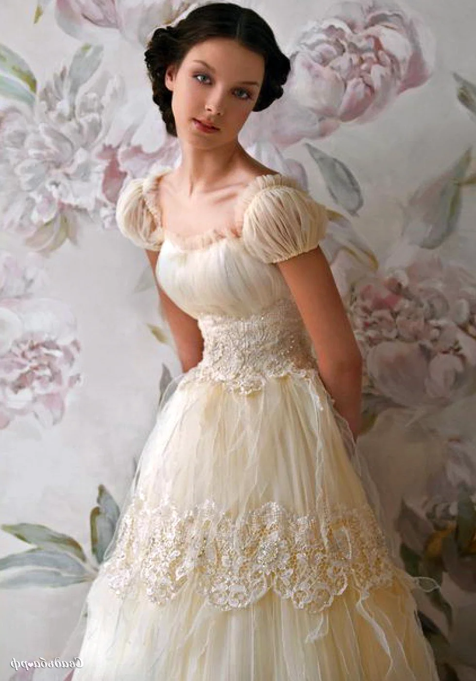 Свадебное платье в стиле барышня крестьянка