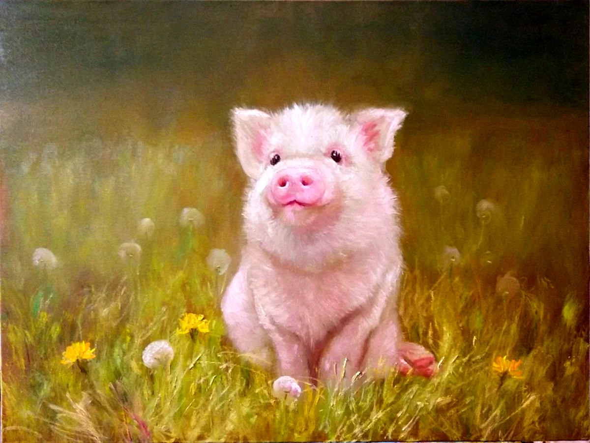 Свинки в живописи