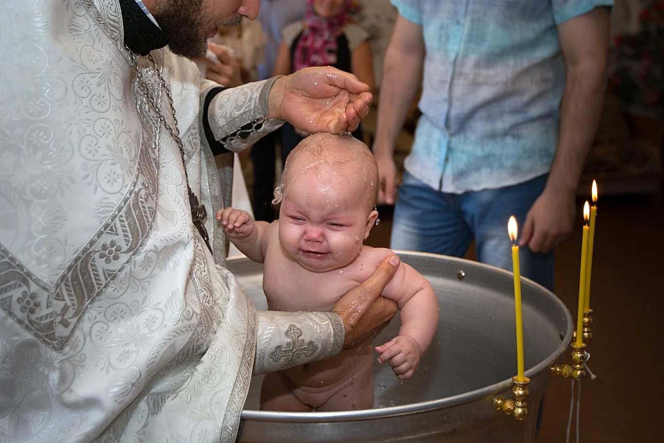 Таинство крещения Виктории