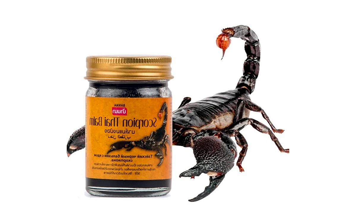 Тайский чёрный бальзам Cкорпион, Banna, 50 гр.