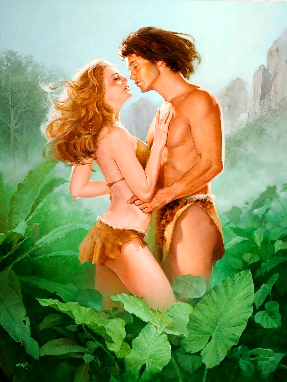 Тарзан и Джейн любовь