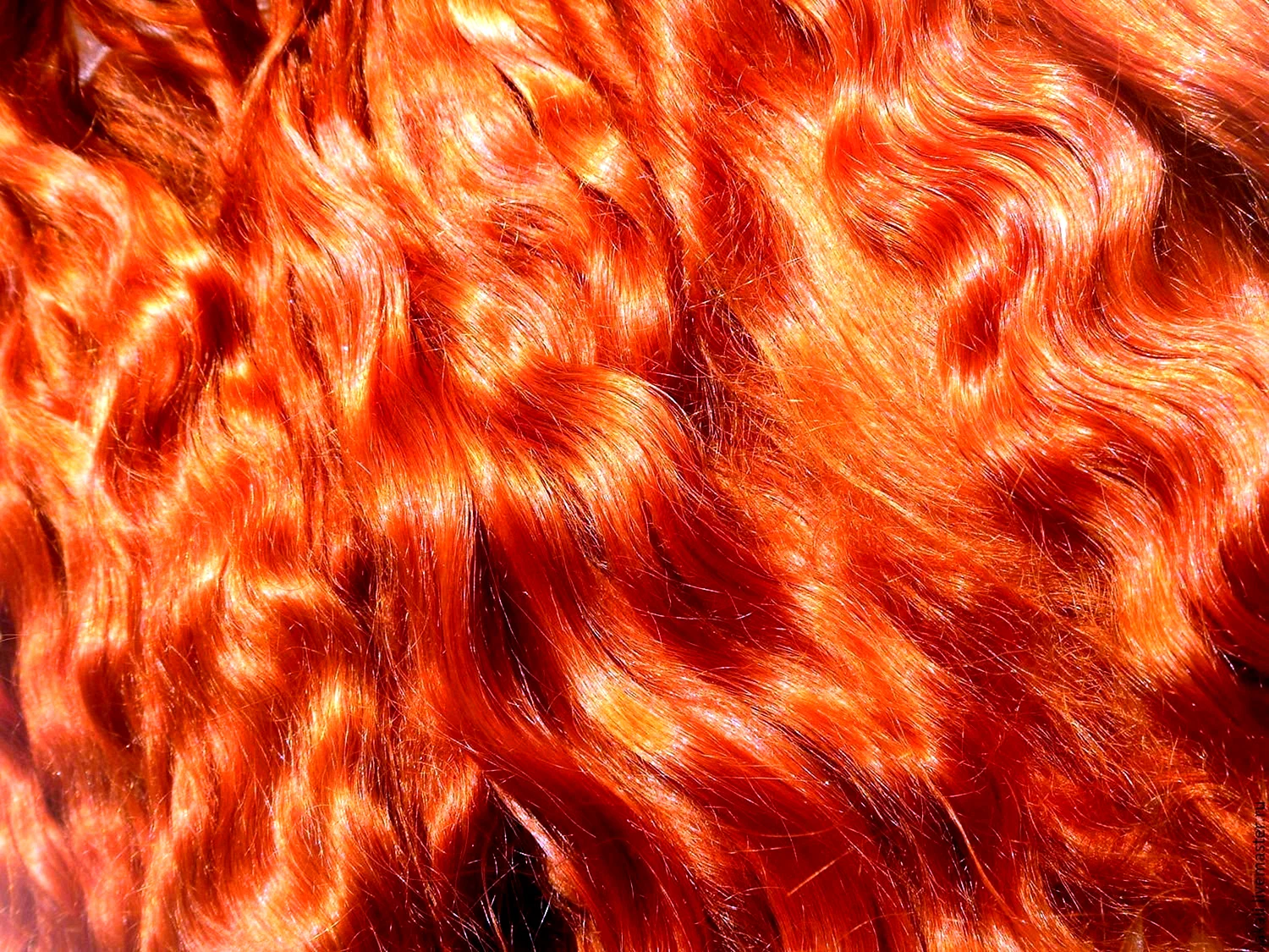 Текстура кудрявых волос