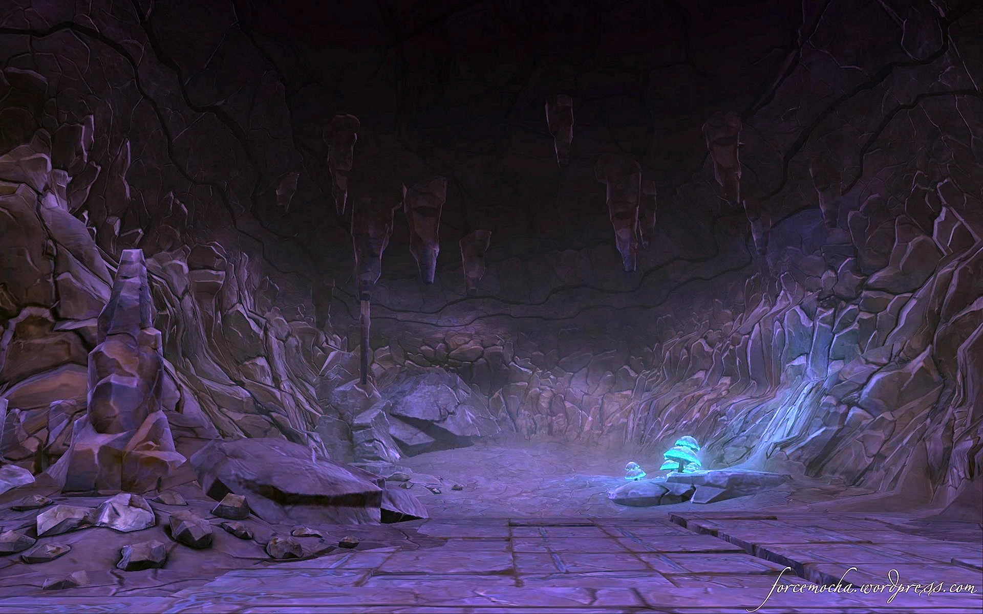 Темная пещера аниме