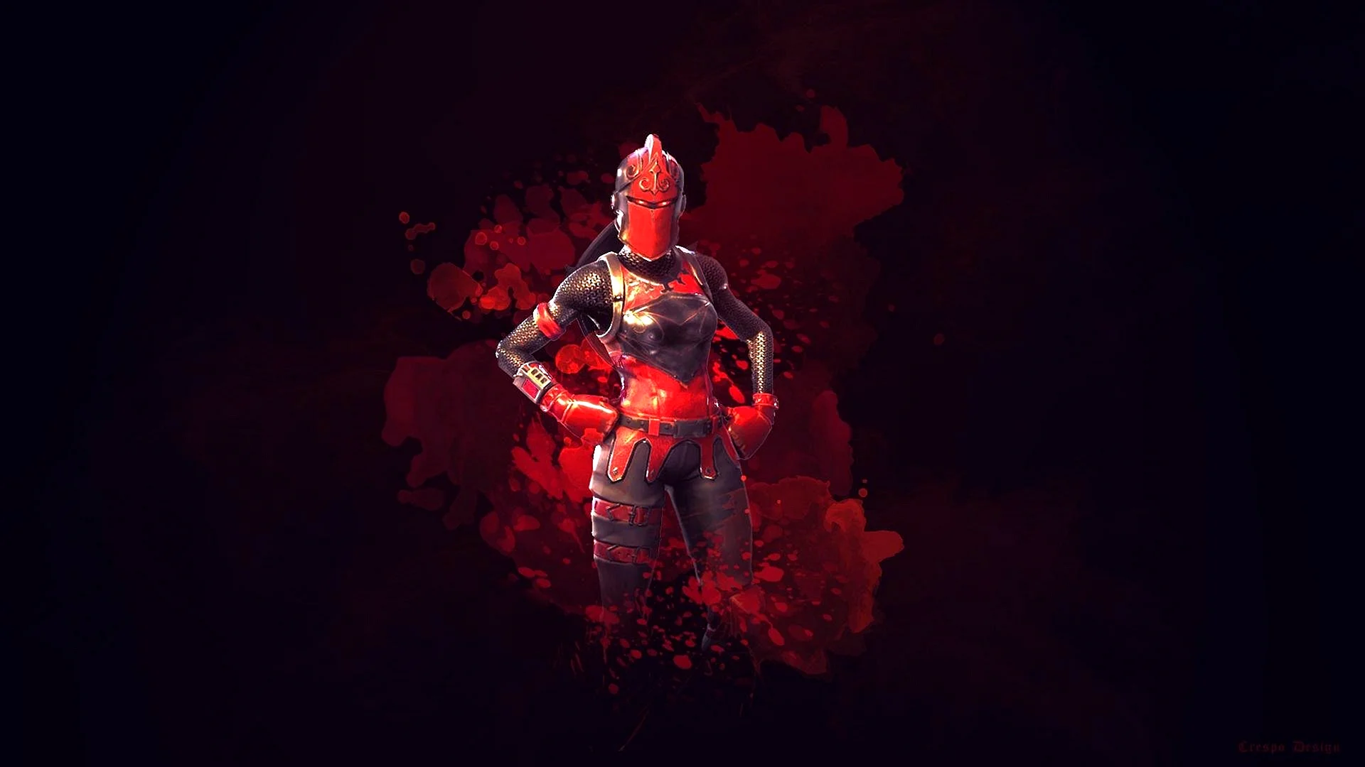 Тёмный красный рыцарь ФОРТНАЙТ