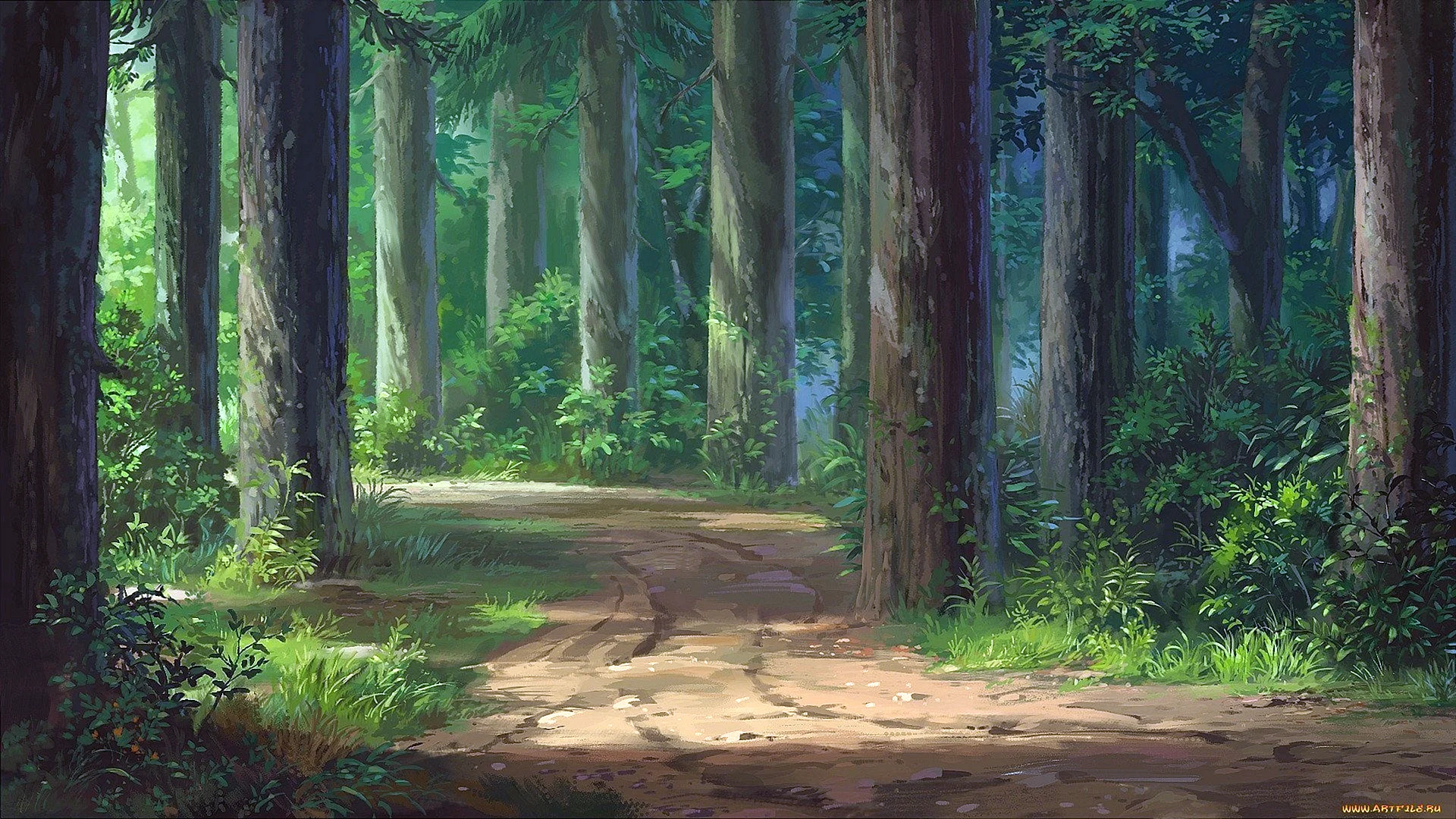 Темный лес Наруто