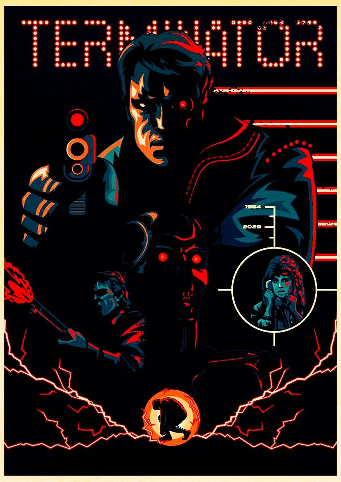Терминатор фильм 1984 Постер