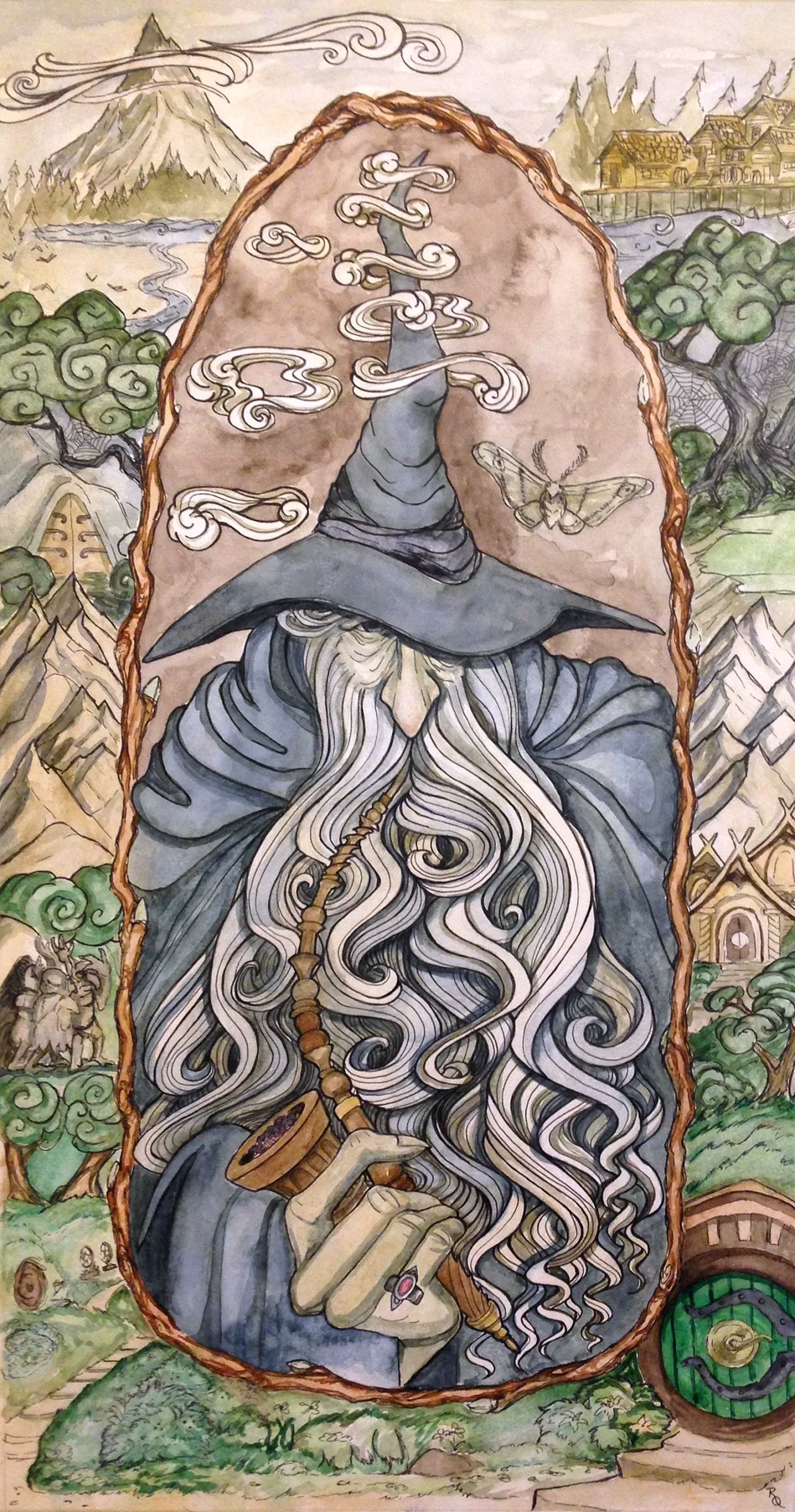 ТЕРОЛИ иллюстрация Толкина