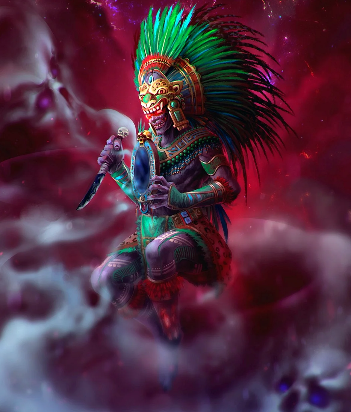 Тескатлипока Бог ацтеков