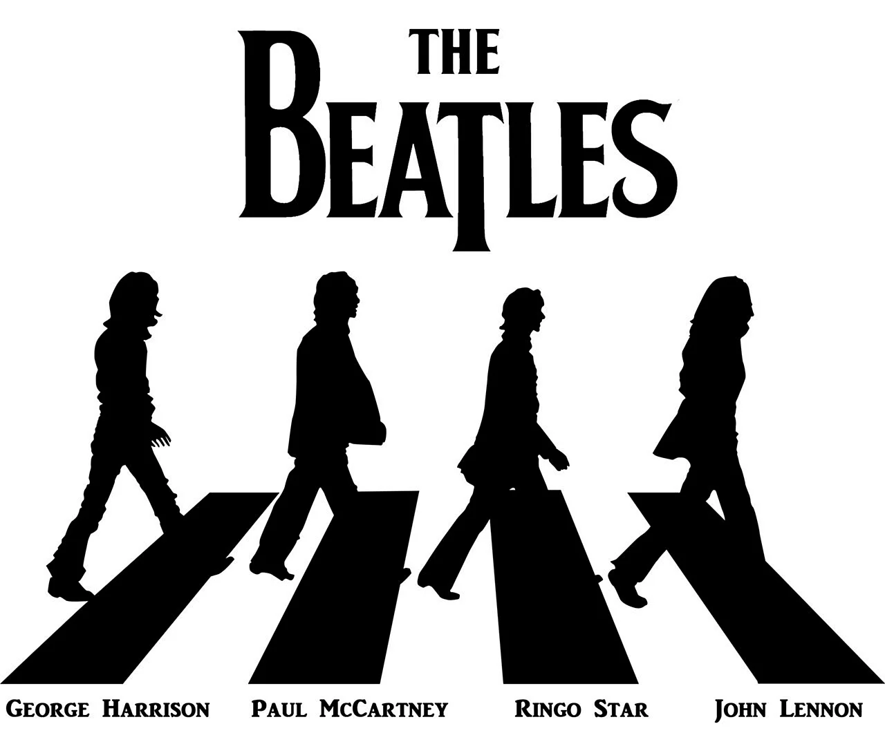 The Beatles логотип Abbey Road