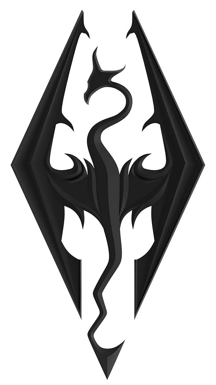 The Elder Scrolls v Skyrim логотип