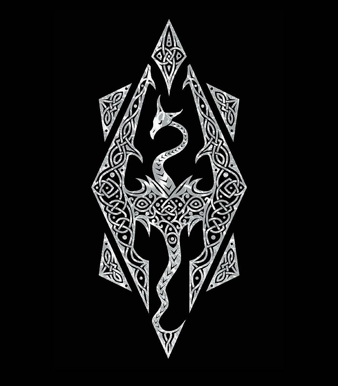 The Elder Scrolls v Skyrim логотип