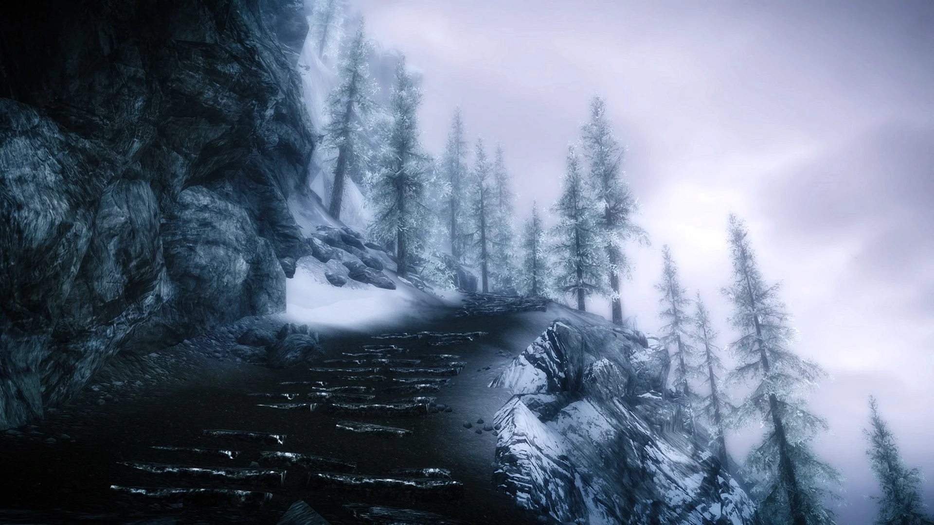 The Elder Scrolls v: Skyrim зима