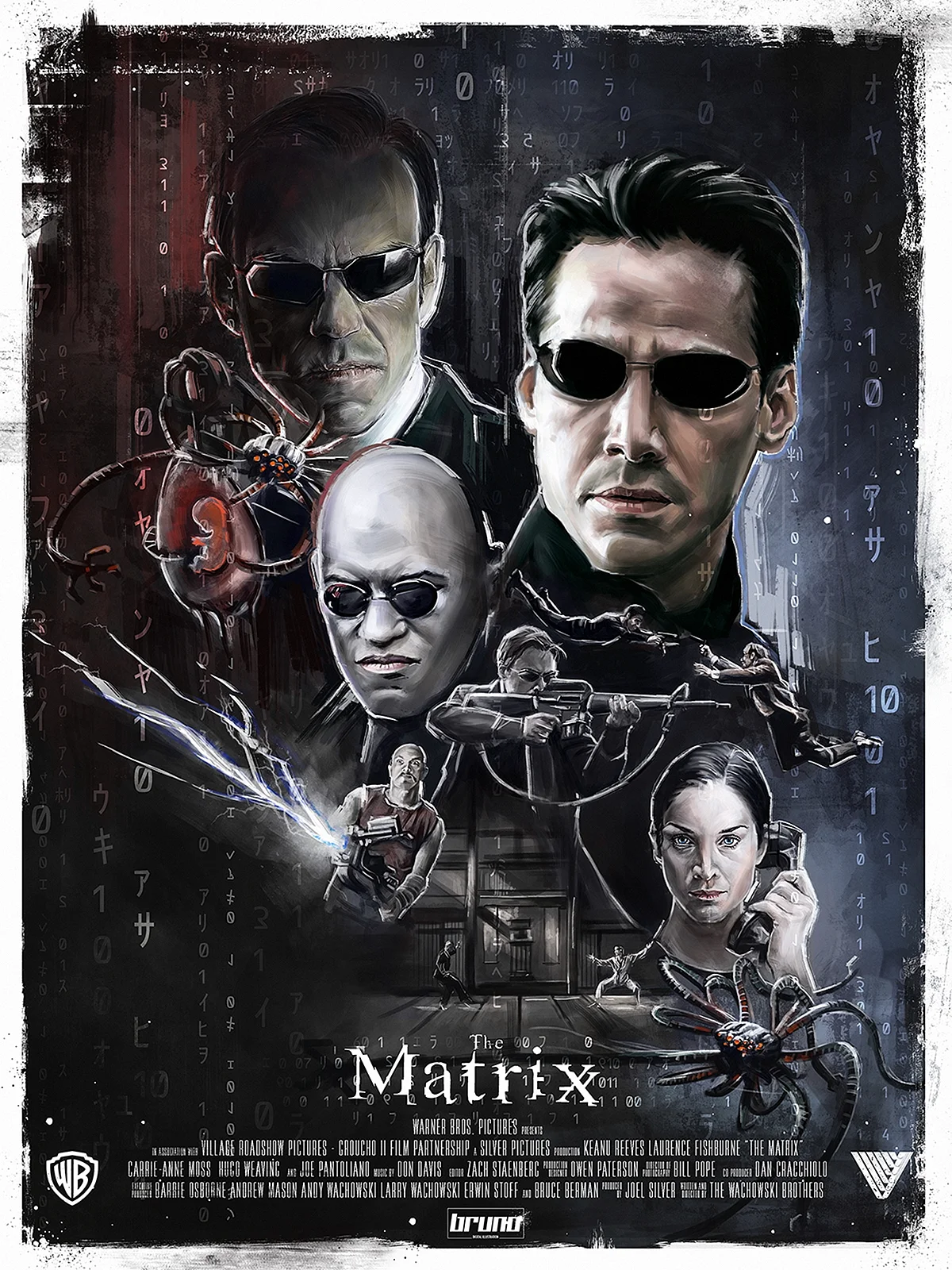 The Matrix 1999 poster