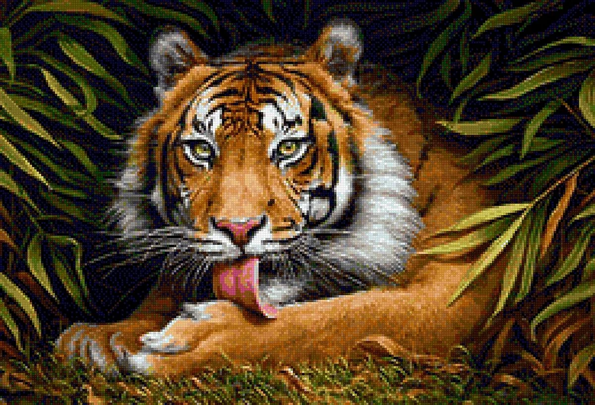 Тигры в живописи художников