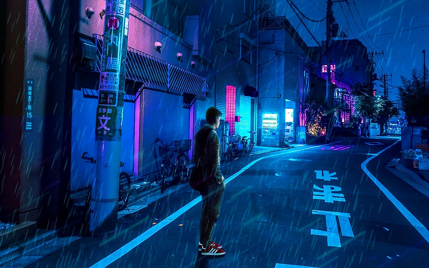 Токио улица Cyberpunk