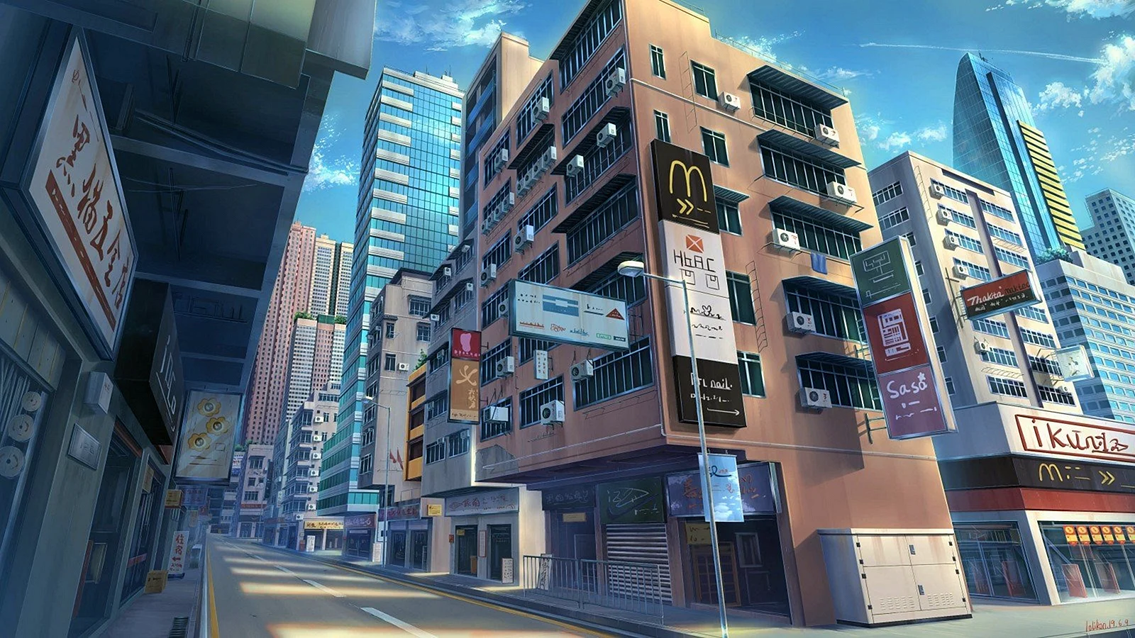 Токио улицы аниме
