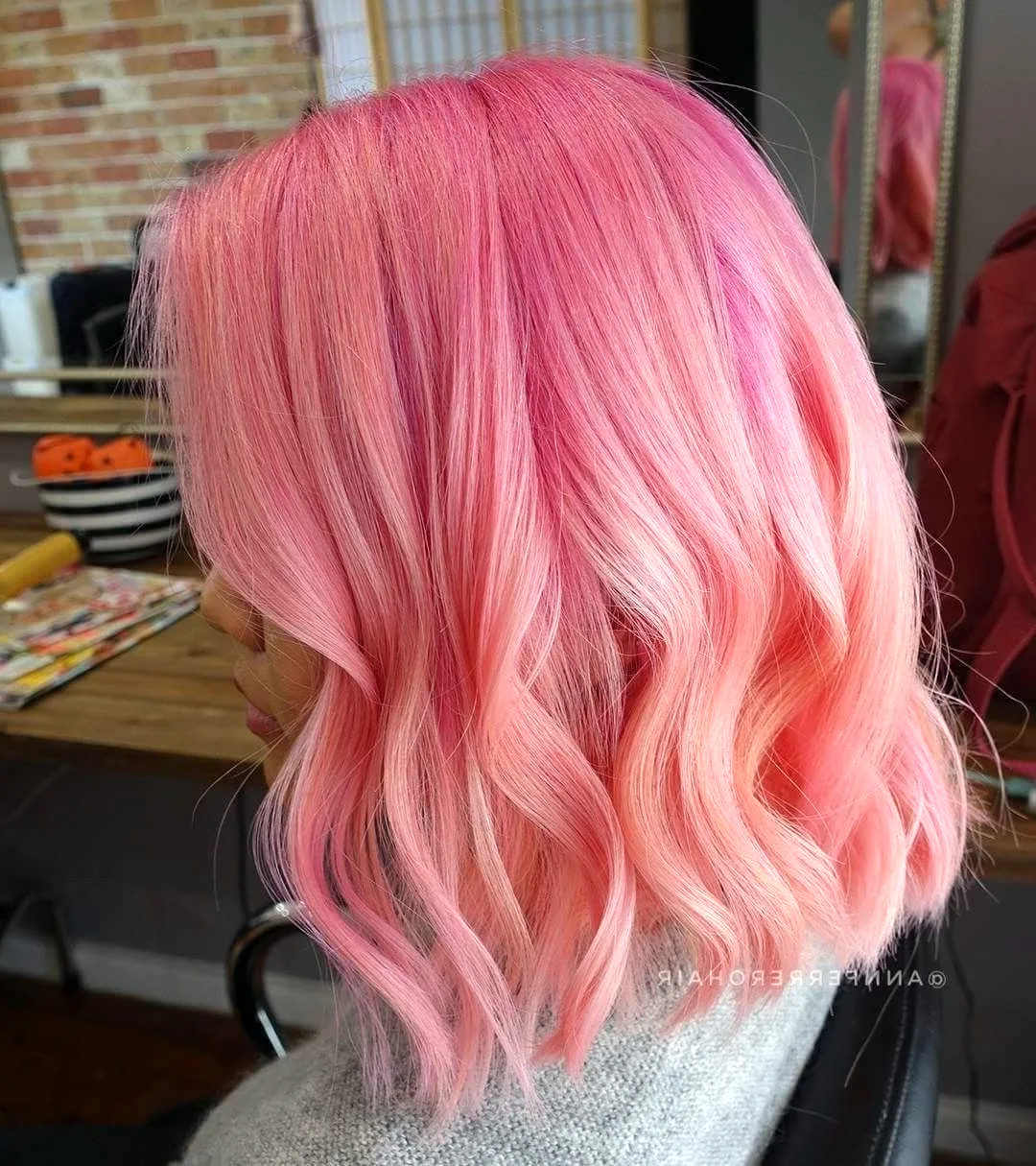 Тоник для волос розовый