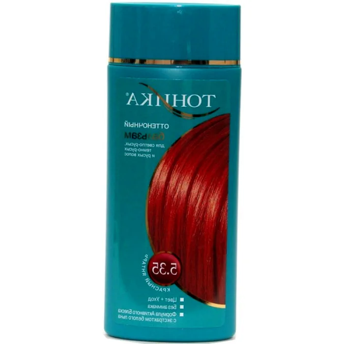 Тоника оттеночный бальзам для волос 5.35 красный янтарь, 150 мл