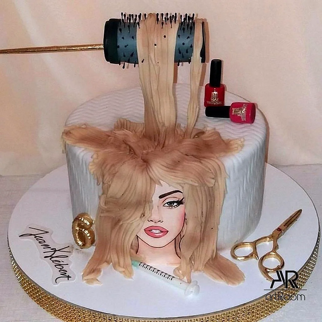 Торт для парикмахера