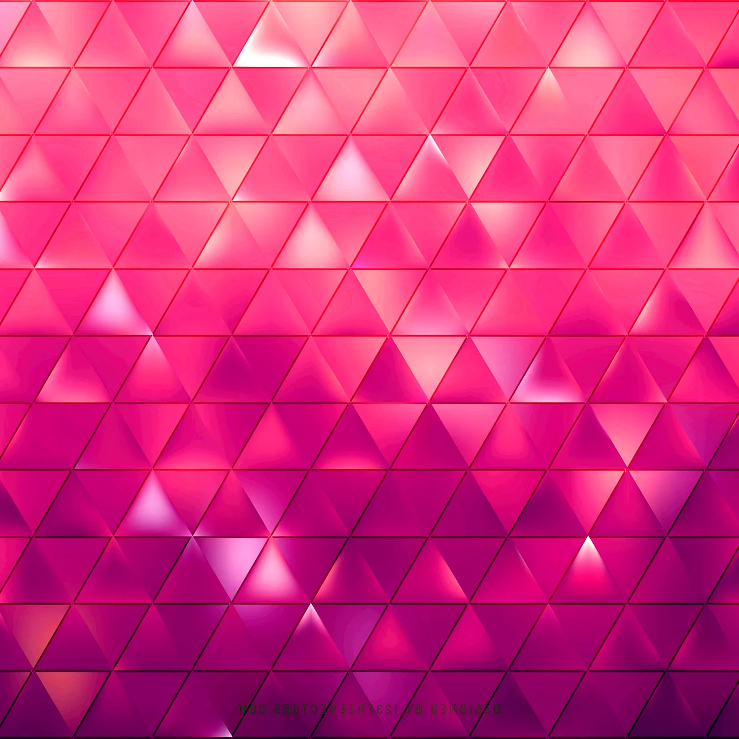 Треугольник, розовый
