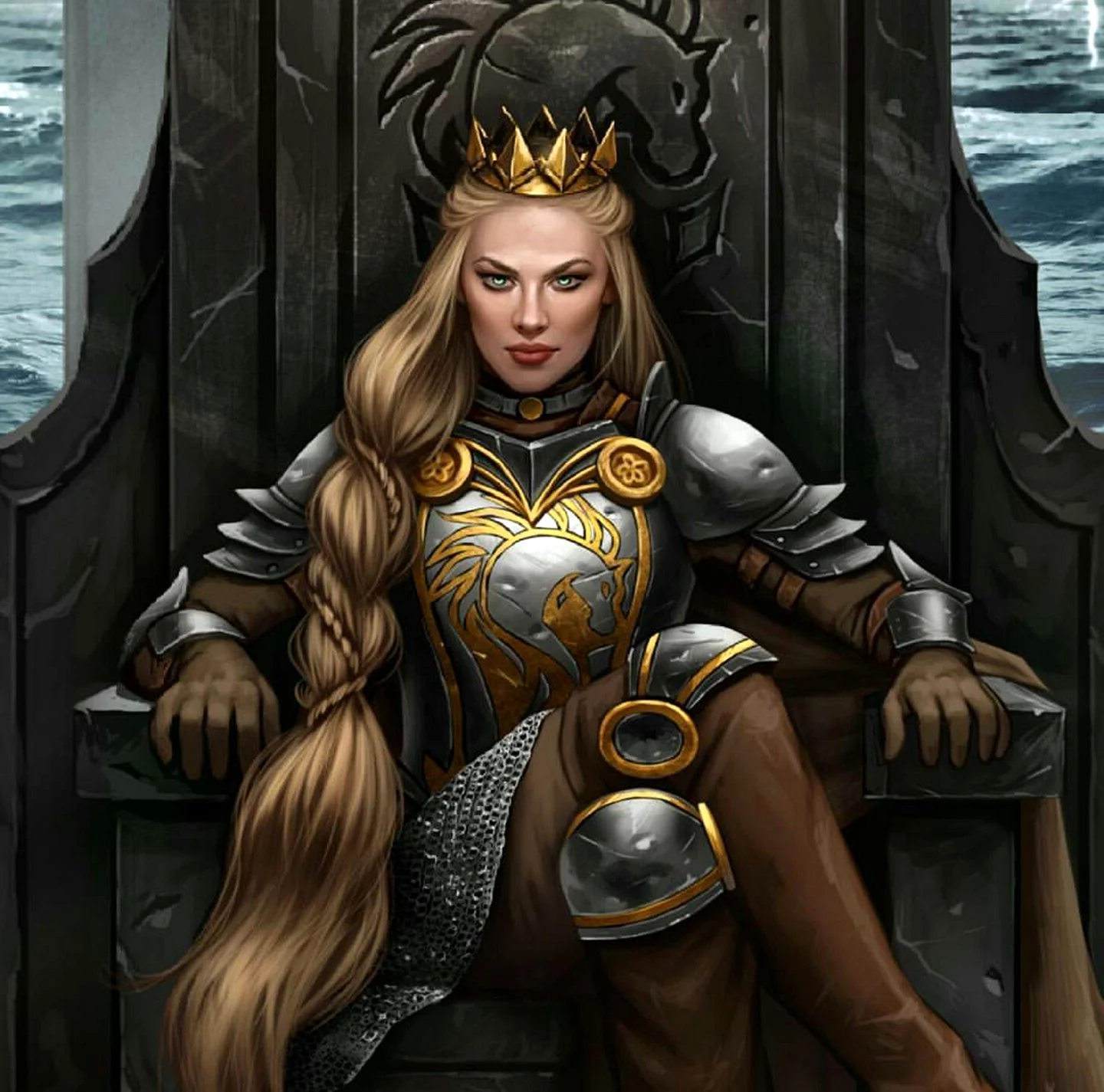 Трон королевы викингов