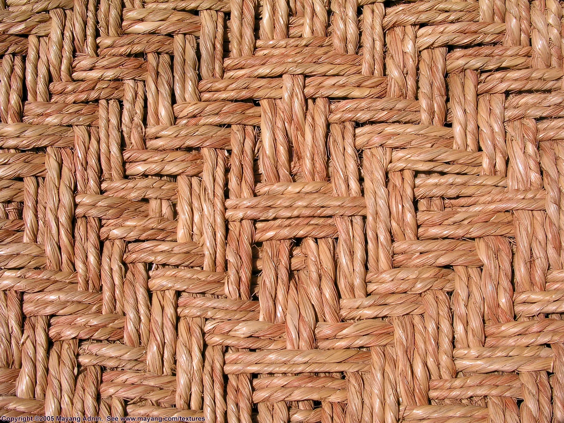 Циновка плетеная