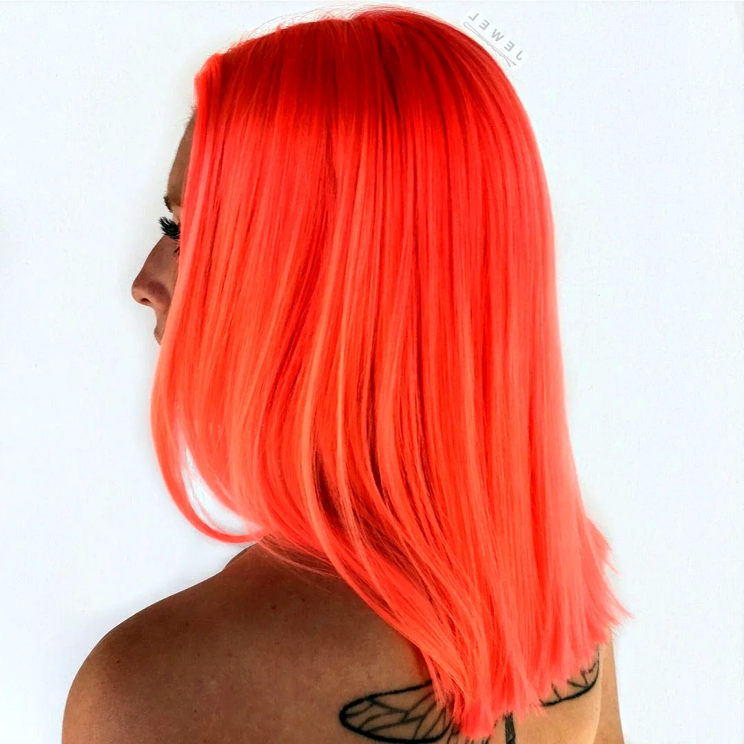 Цвет для волос кораллово персиковый