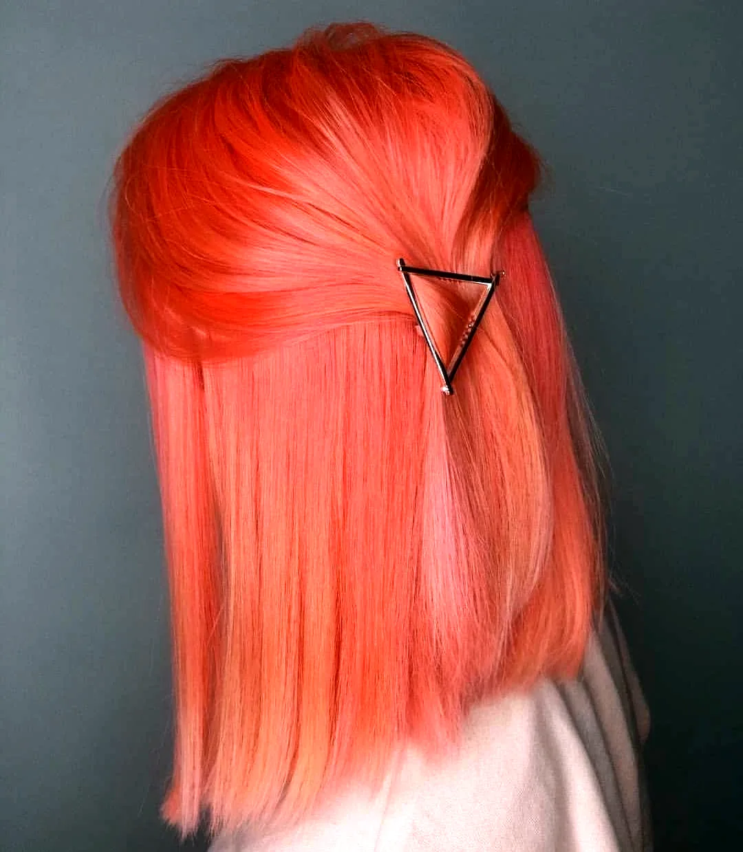 Цвет для волос кораллово персиковый