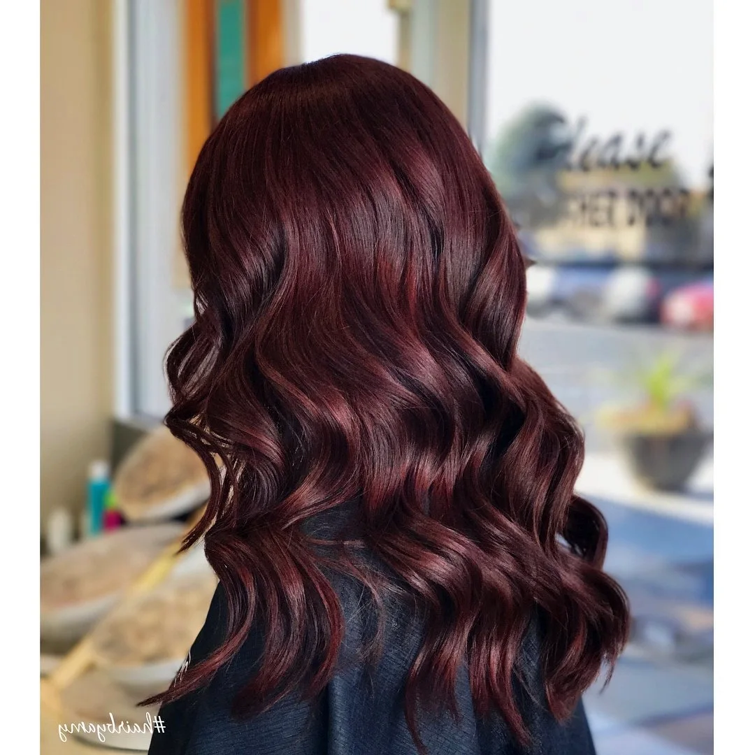 Краска для волос шоколадная вишня