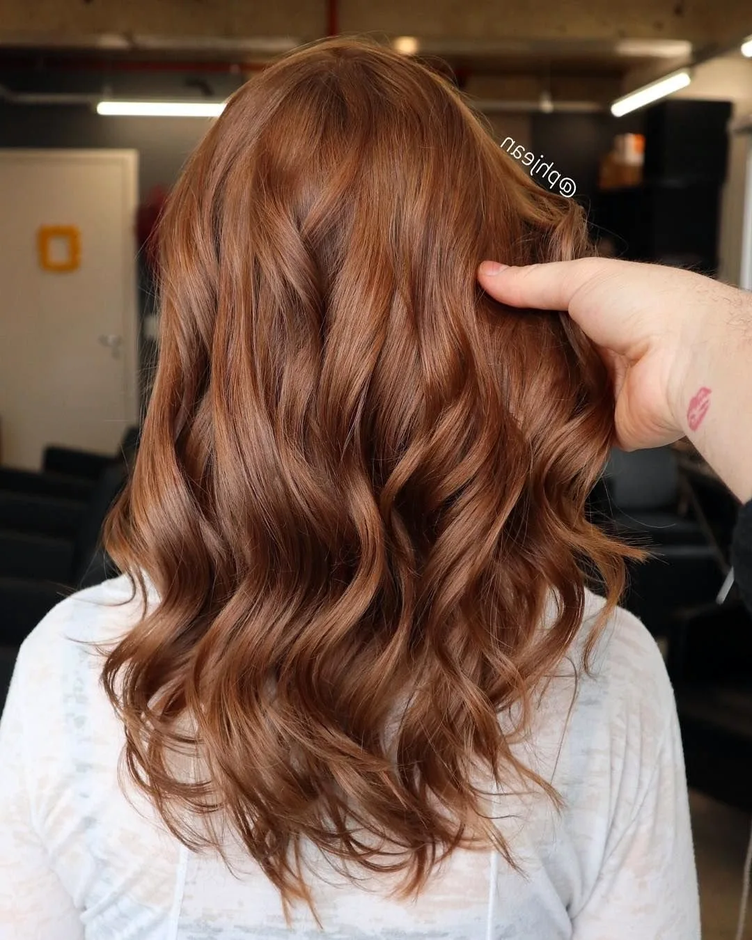 цвет волос молочный шоколад с карамелью фото