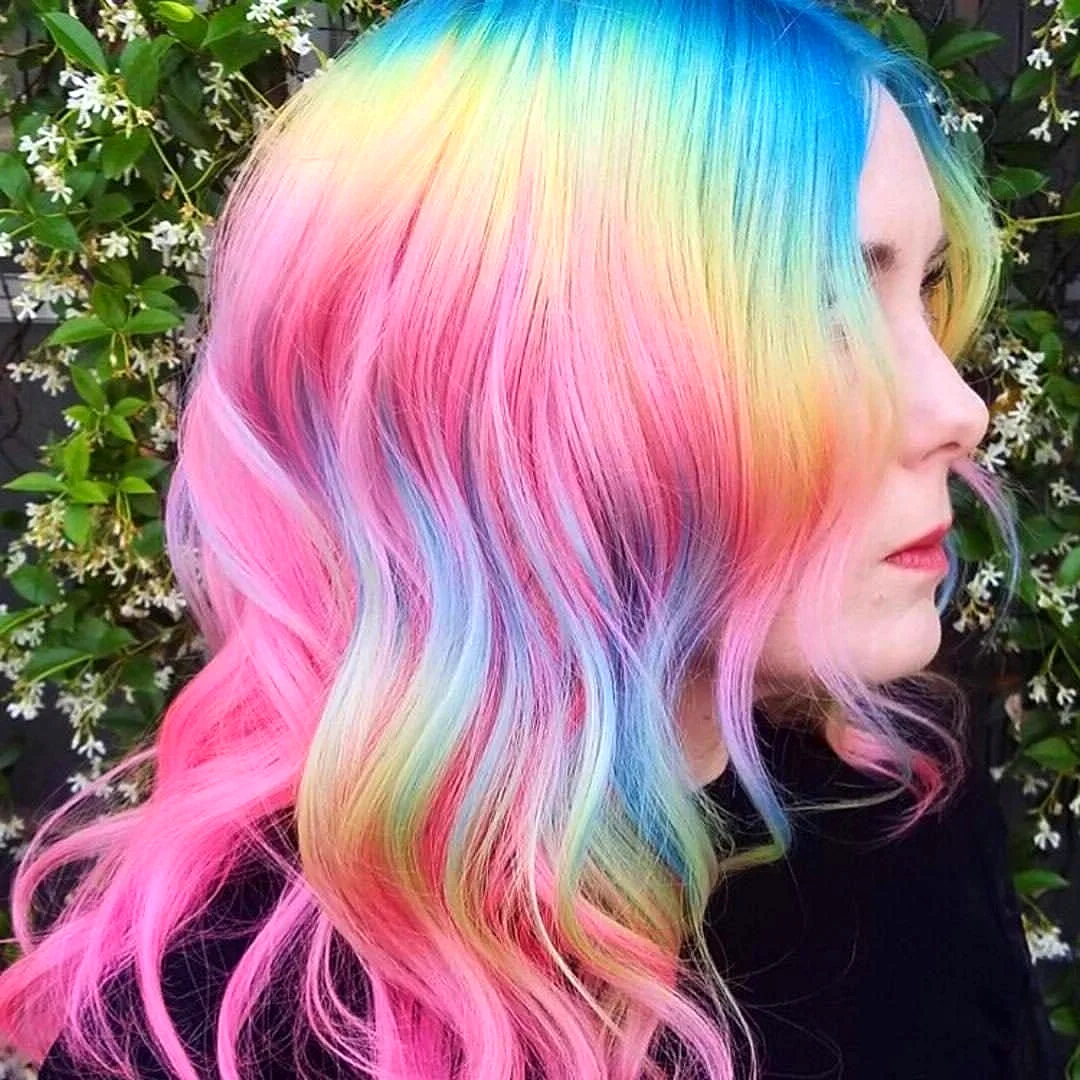 Цветная краска для волос