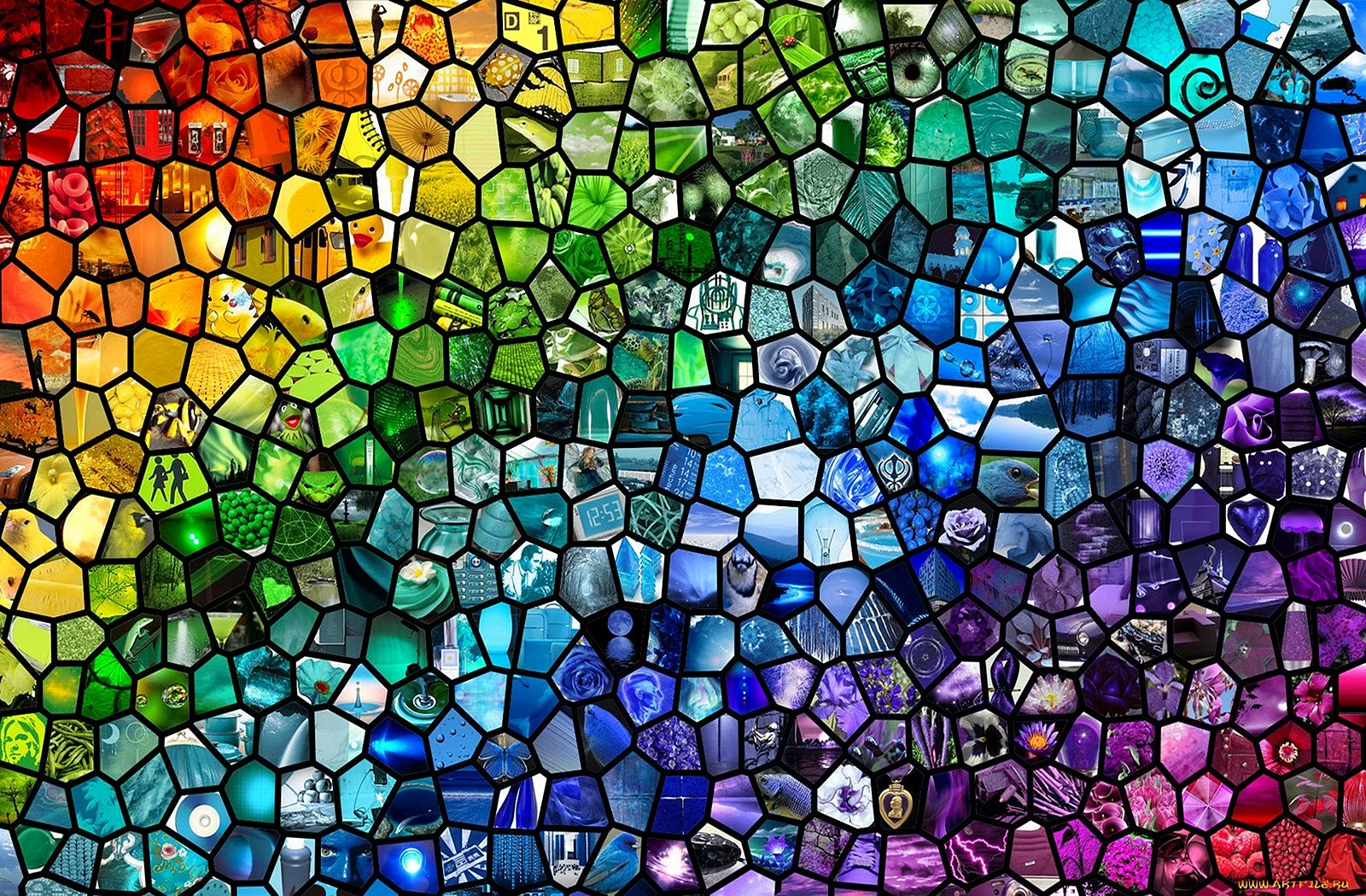 Цветная стеклянная мозаика