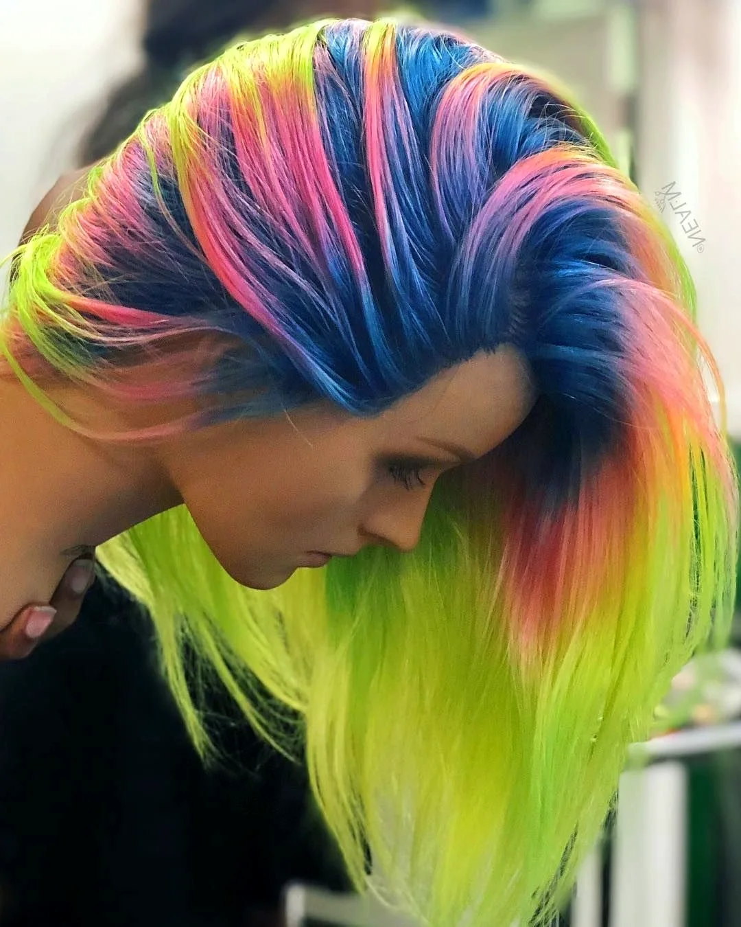 Цветное окрашивание волос