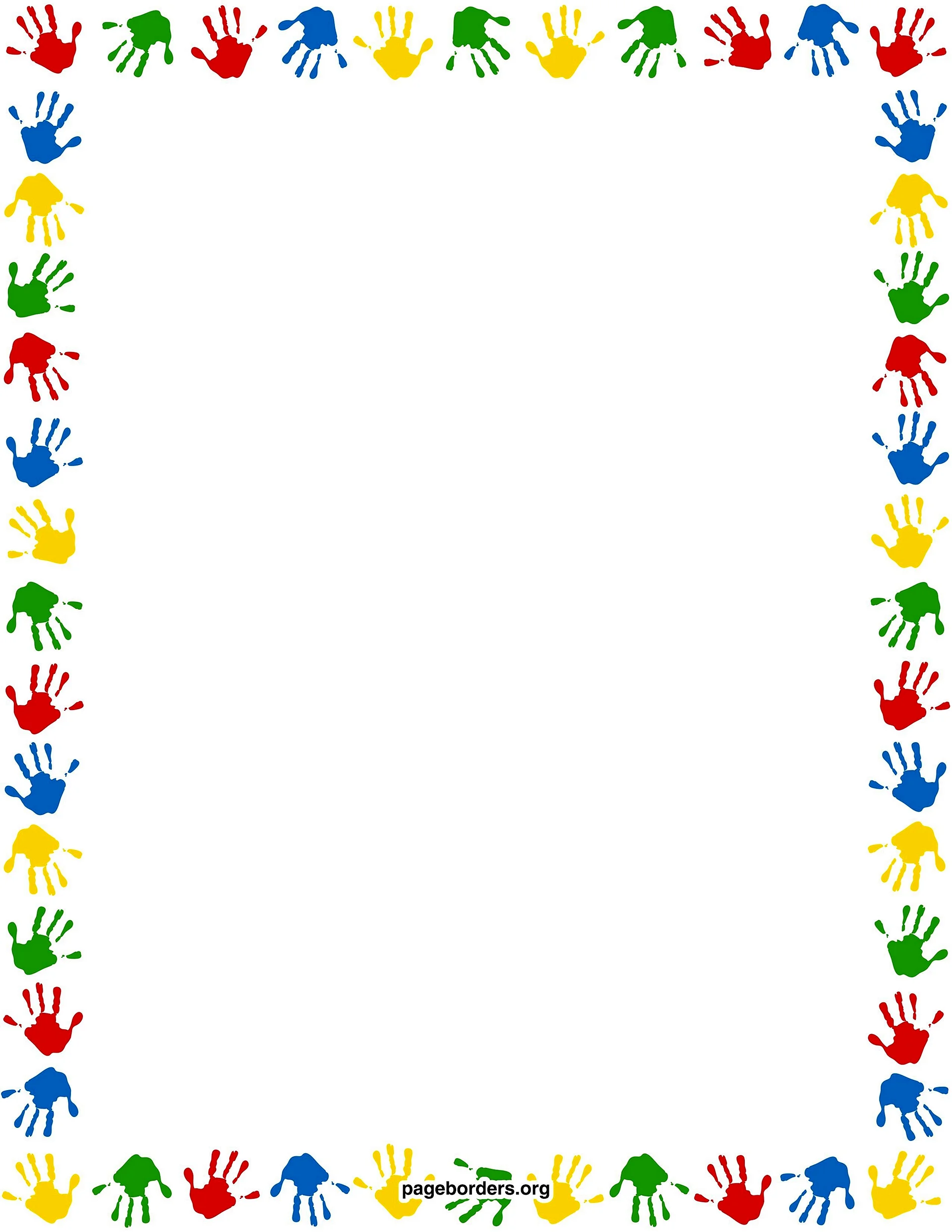Цветные рамки для детского сада