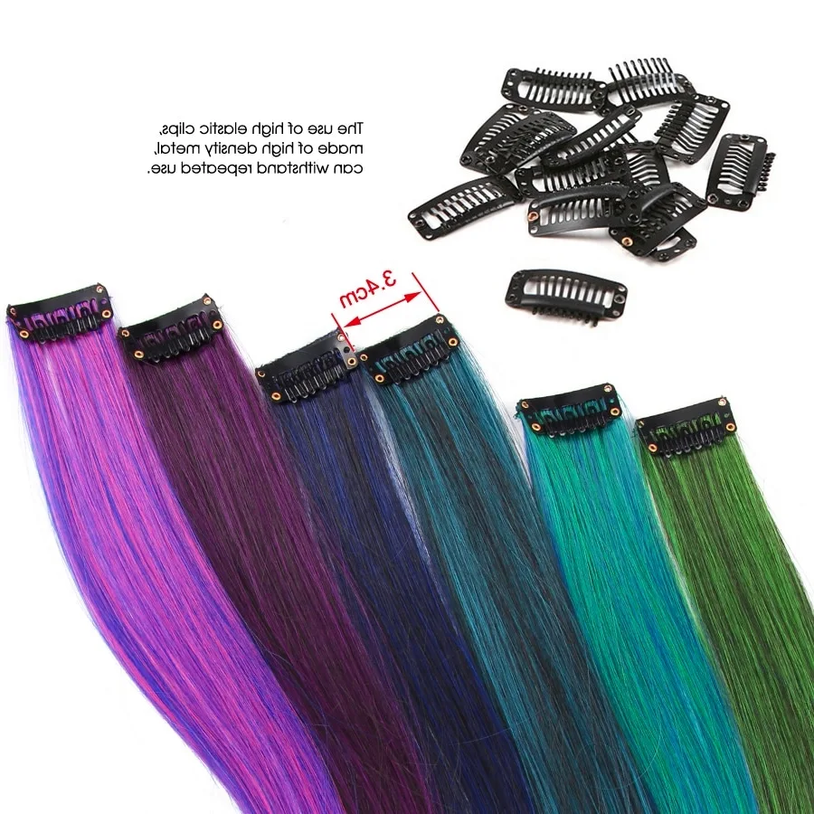 Цветные трессы для волос
