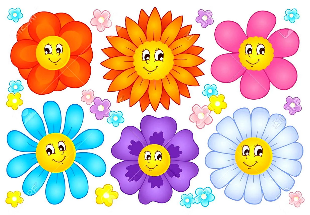Цветочки украшение в детский сад
