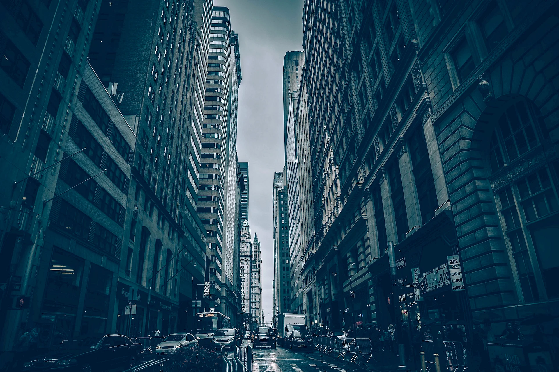 Улицы Нью-Йорка небоскребы