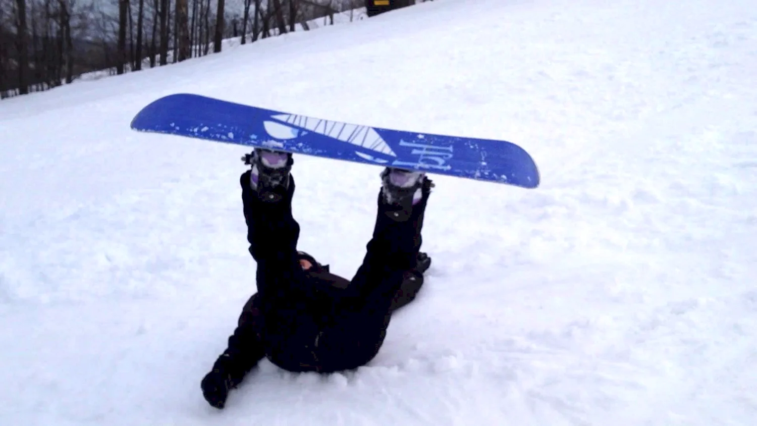 Упал на сноуборде