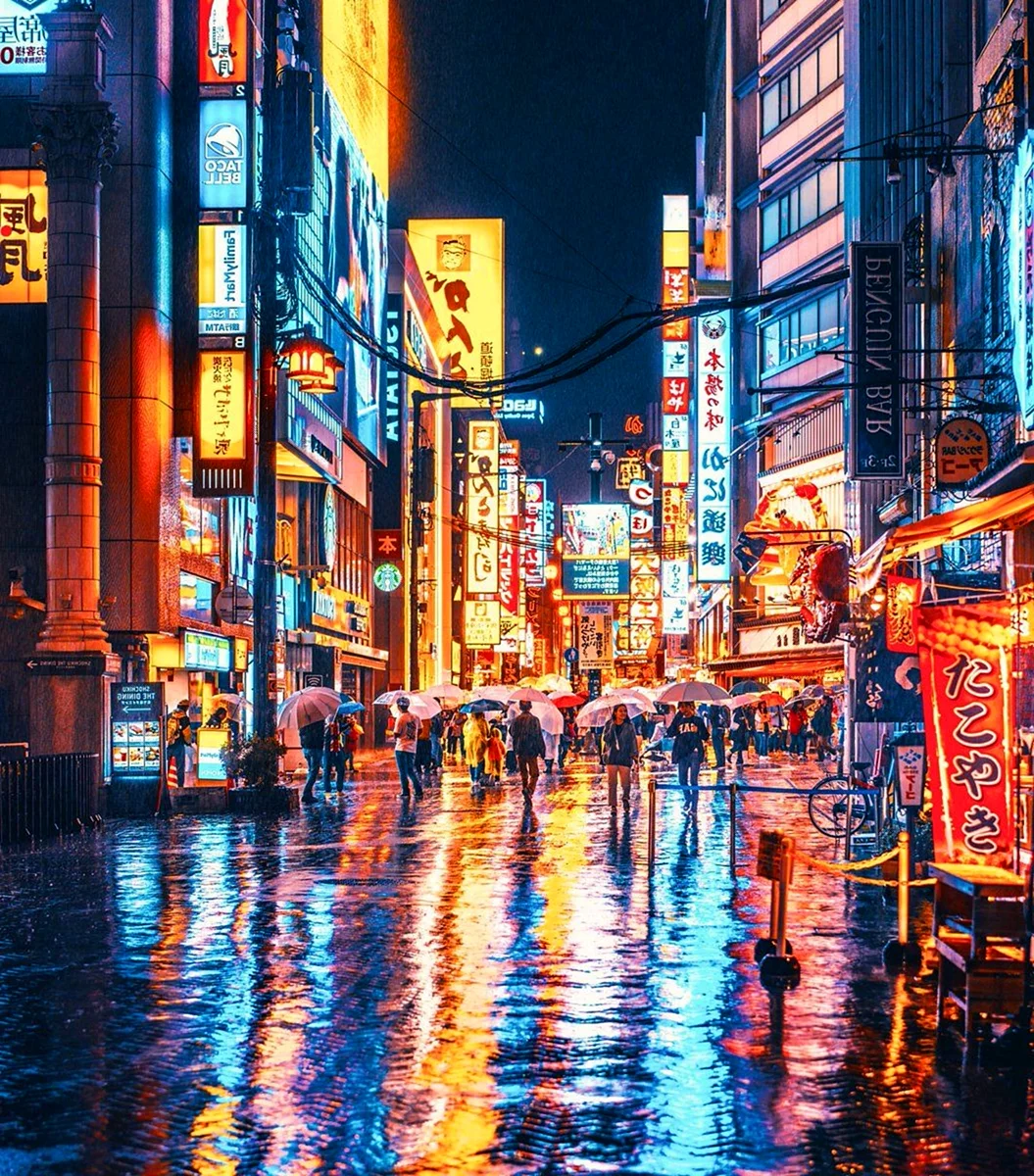 Урбанистический пейзаж Токио