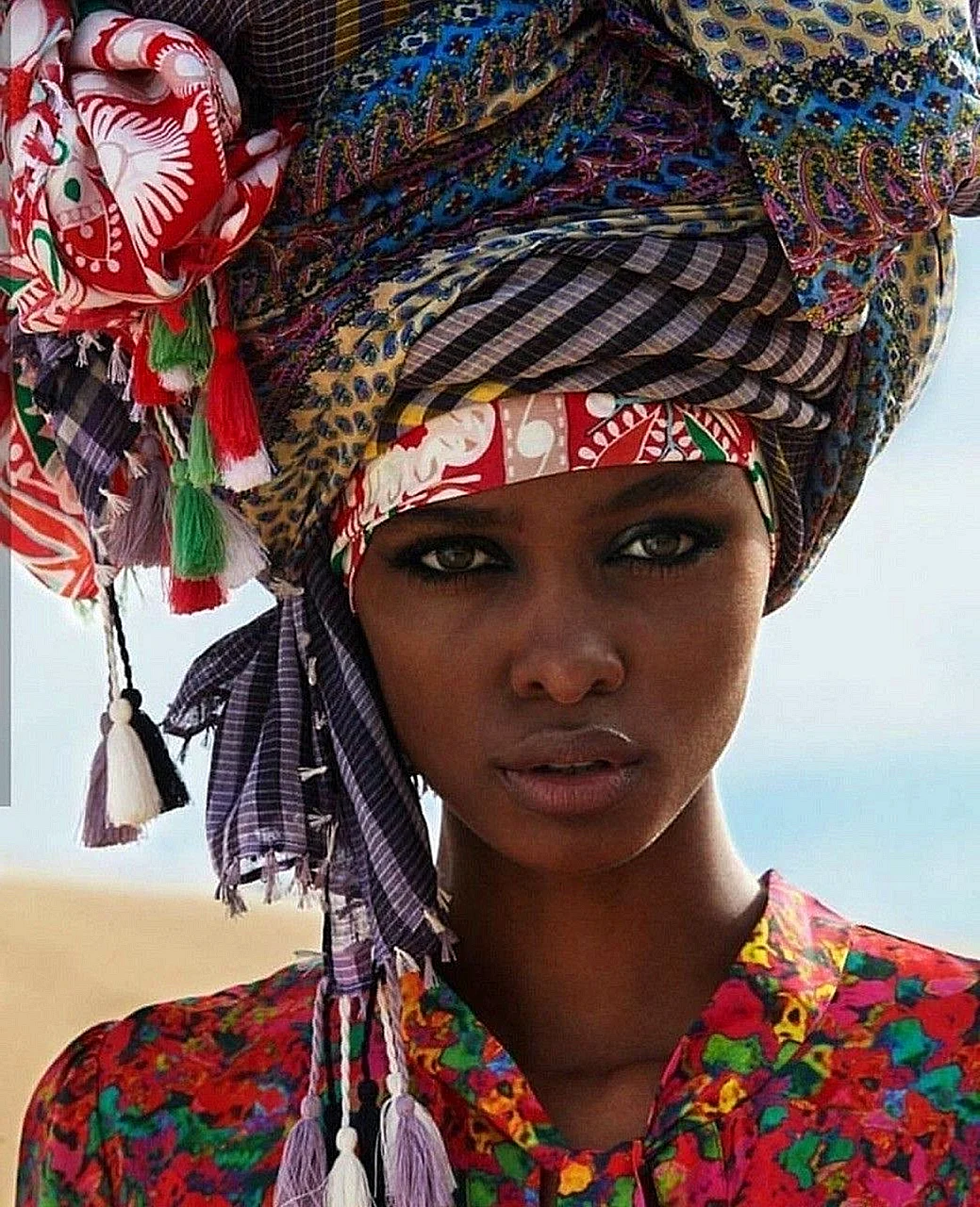 В Африке племя фулани женщины