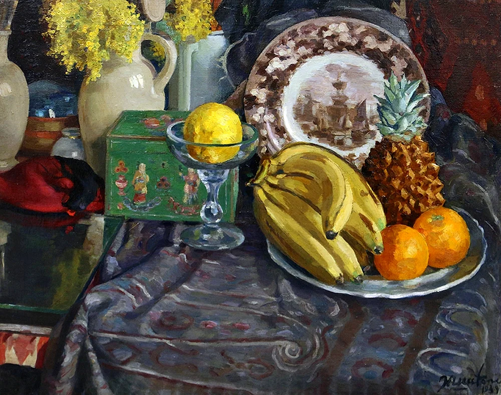 Вайсберг художник натюрморт с фруктами