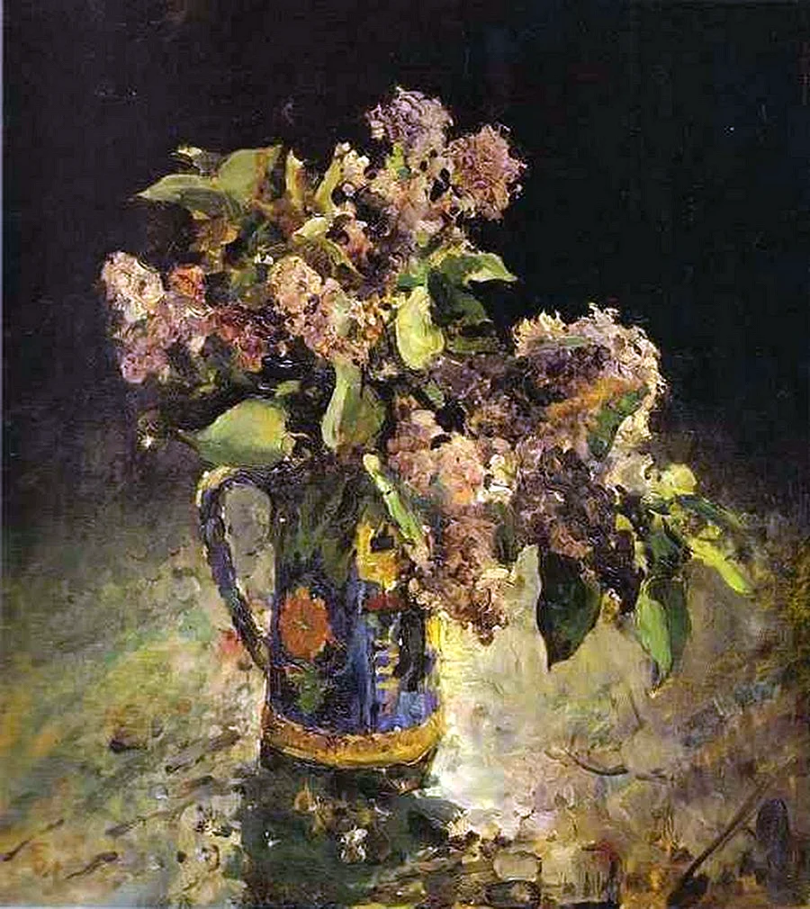 Валентин Серов сирень в вазе 1887