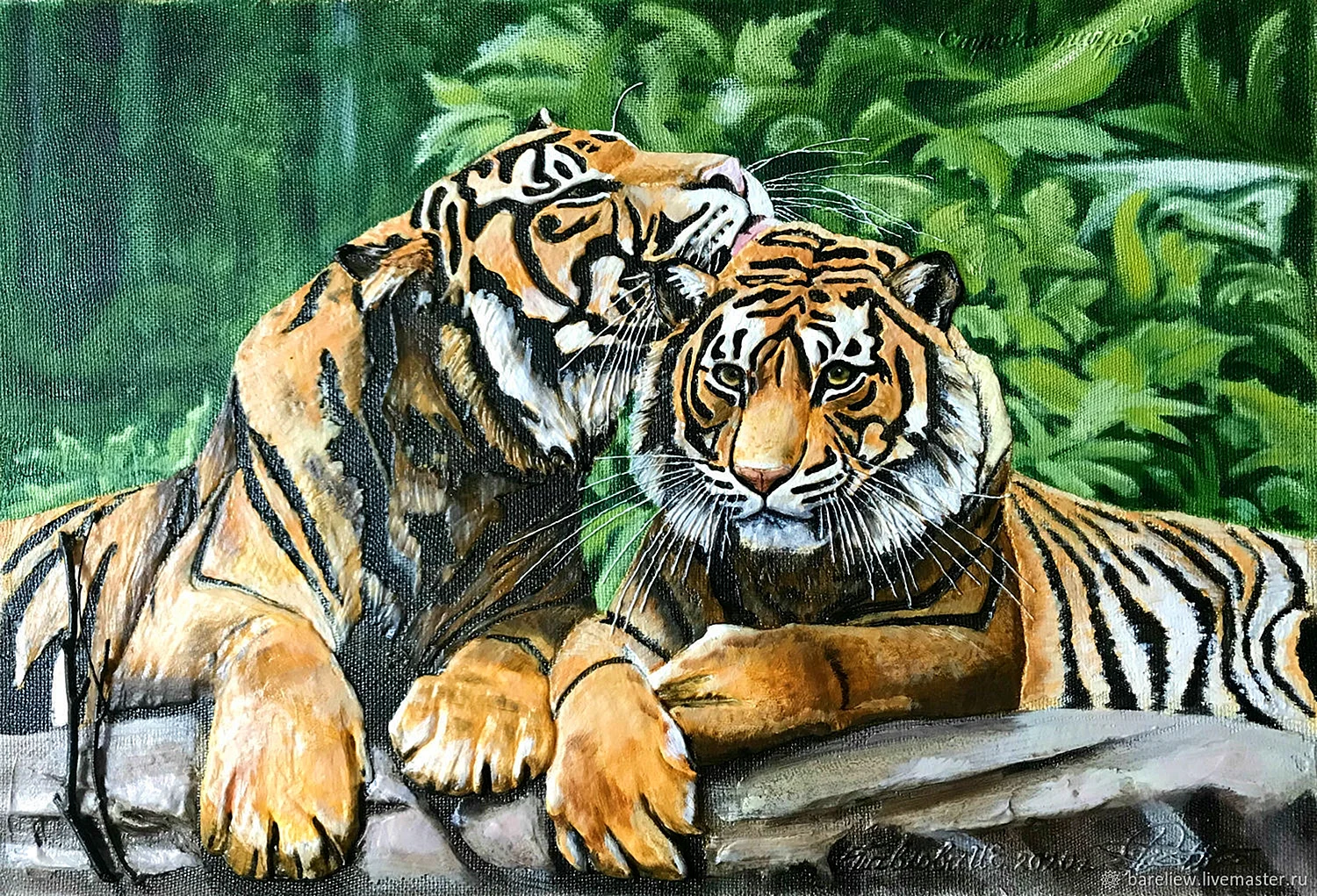 Ватагин картина Амурский тигр