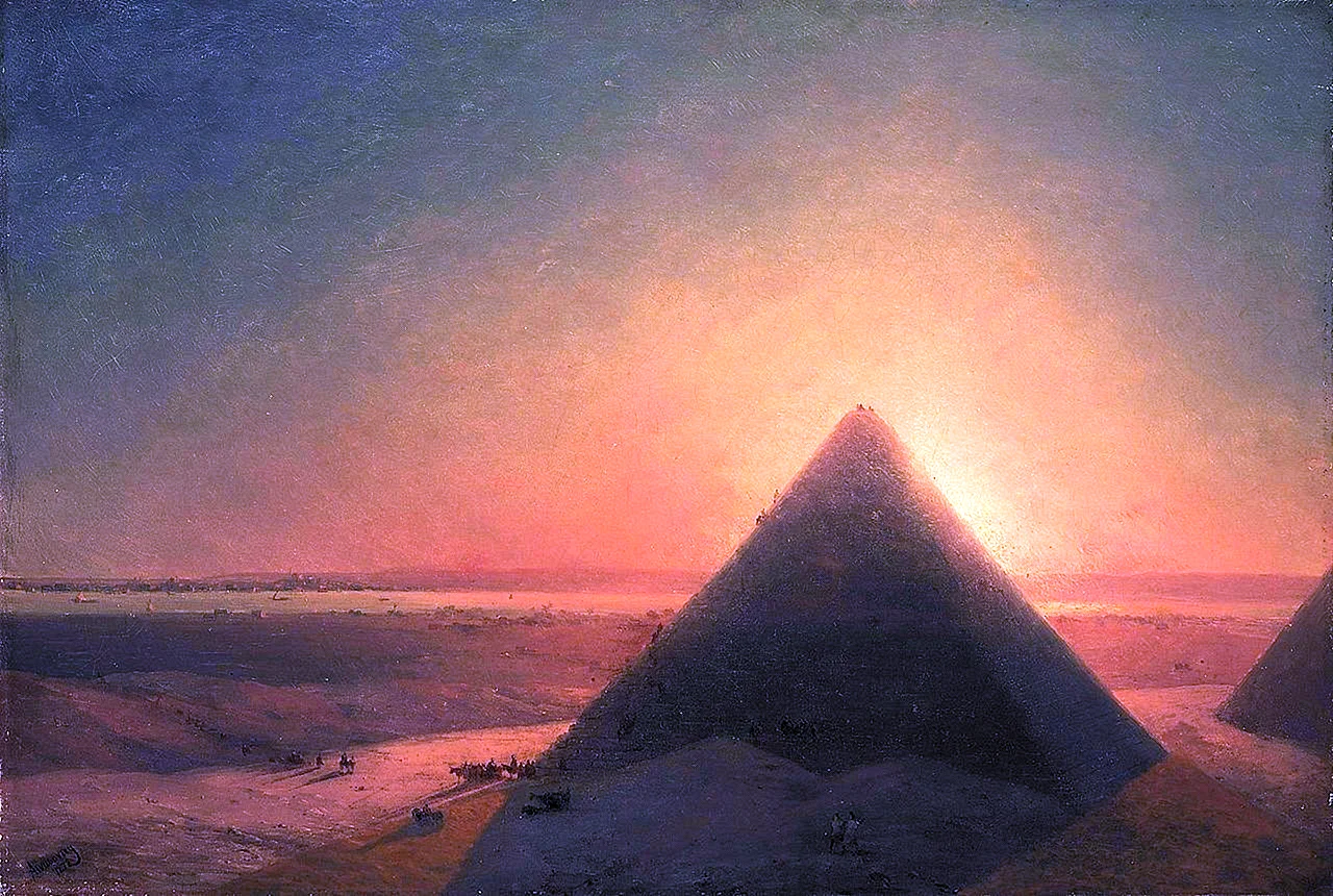 Великая пирамида в Гизе Айвазовский