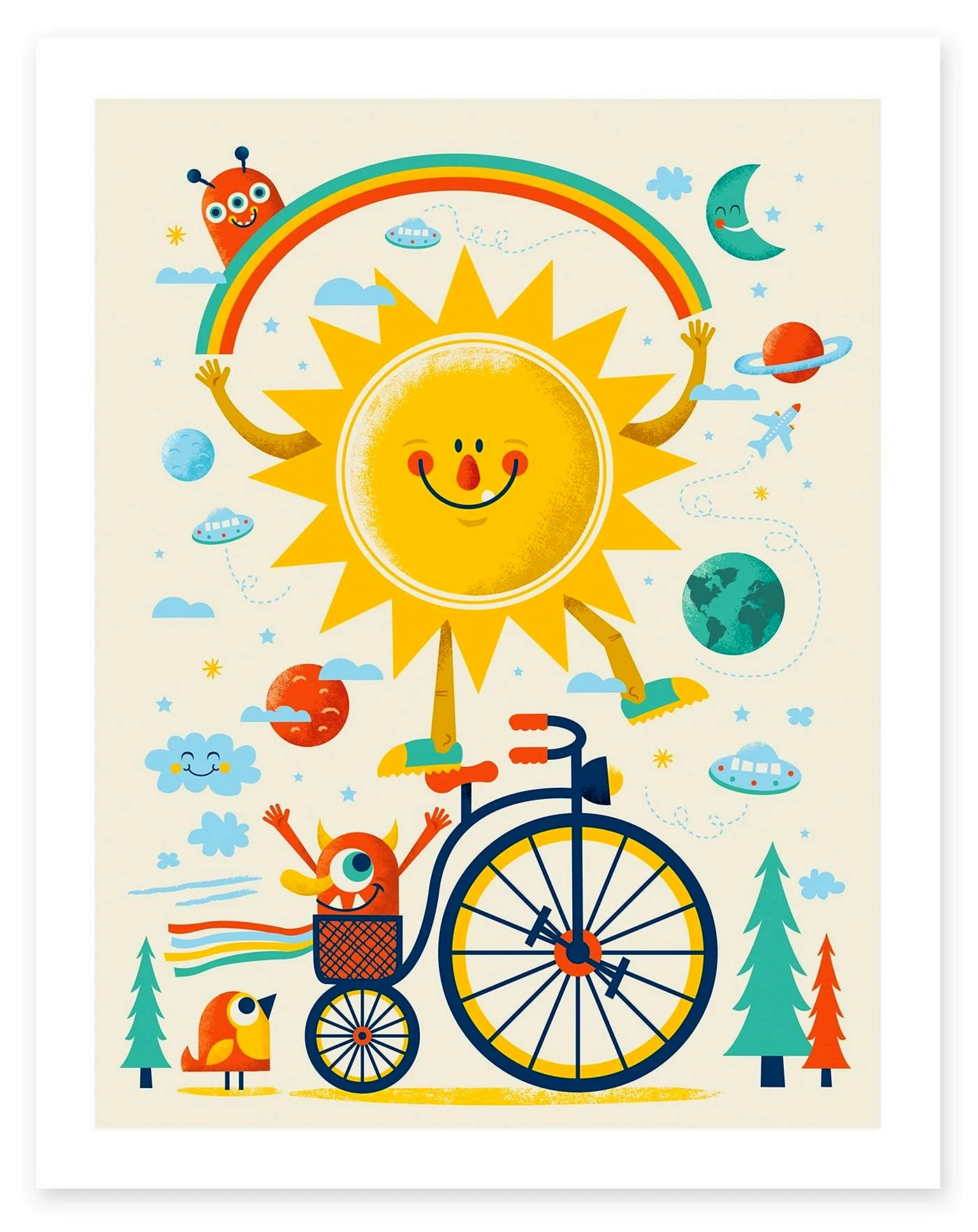 Велосипед солнце