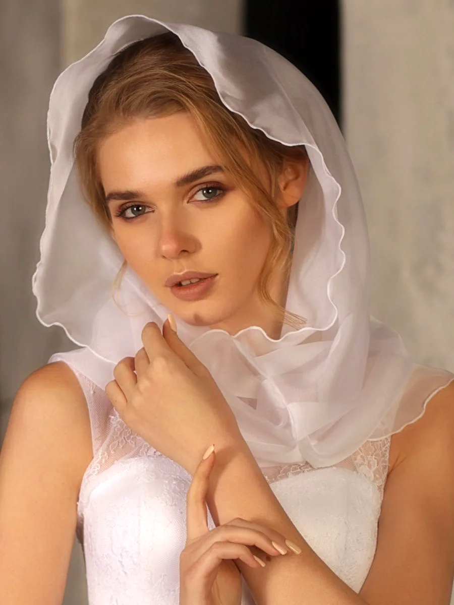Венчальный платок на голову