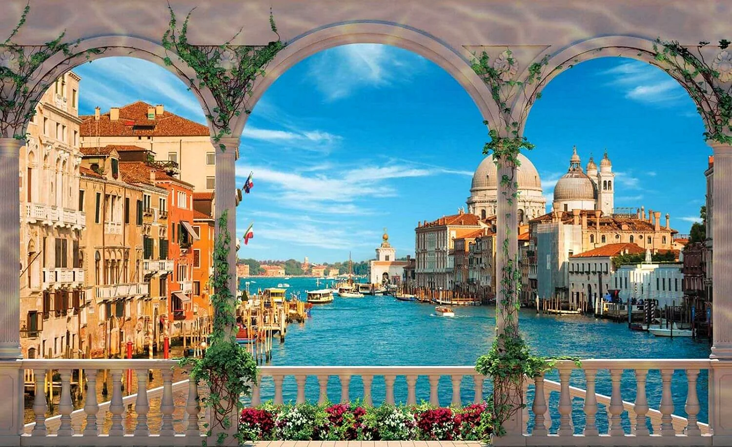 Венеция Гранд канал арки